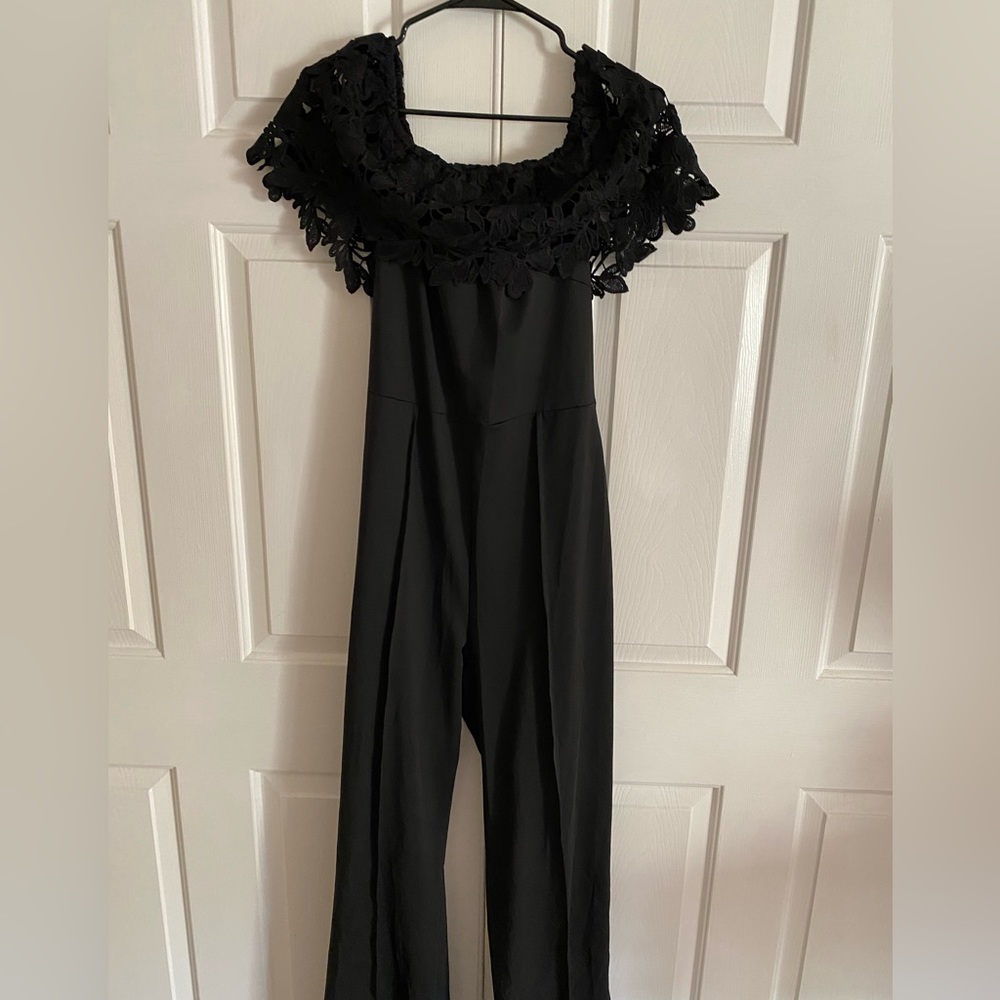Lace top jumpsuit